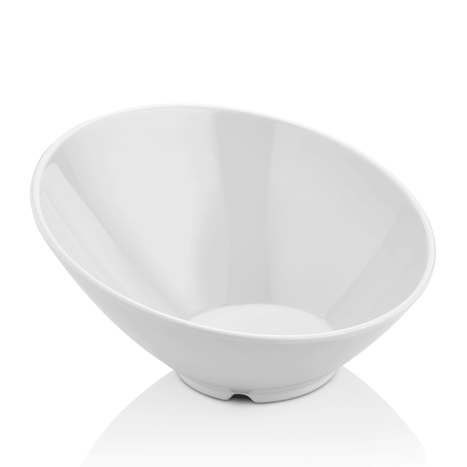 Miska skośna z melaminy, biała, 233×125 mm | FINE DINE, Melamina