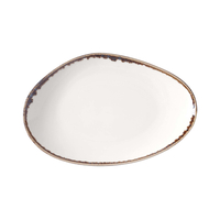 Talerz o organicznym kształcie, 350×210 mm, pomarańczowy | FINE DINE, Vanilla