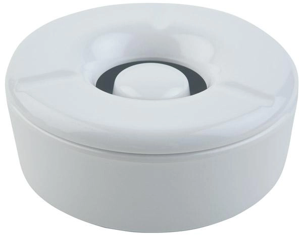 Popielniczka z melaminy, biała, Ø115 mm | APS, 83488
