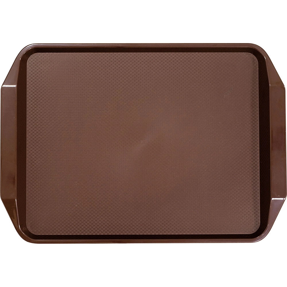 Taca kelnerska 430×305×30 mm, polipropylenowa, brązowa | STALGAST, 414090