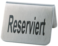Tabliczka "Reserviert" zestaw 2 szt. | APS, 00017