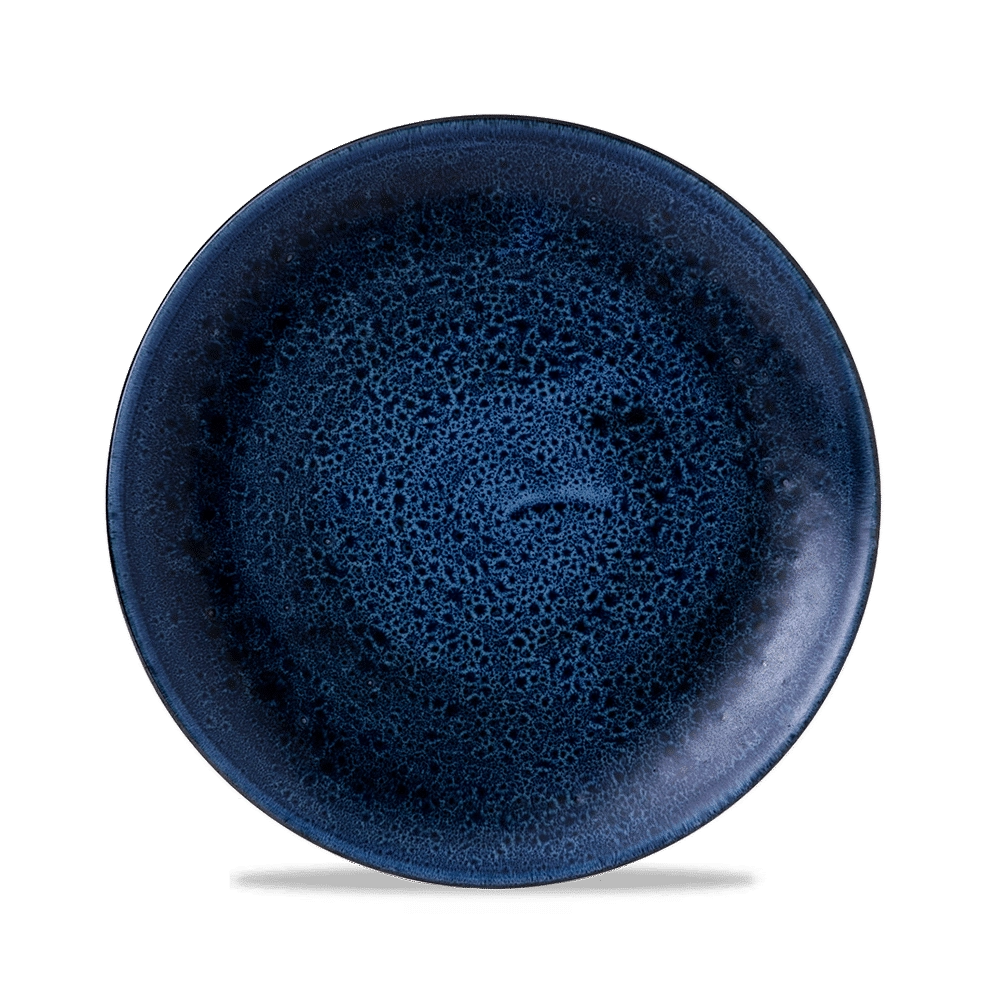 Talerz płytki, Ø288 mm | CHURCHILL, Stonecast Plume Ultramarine