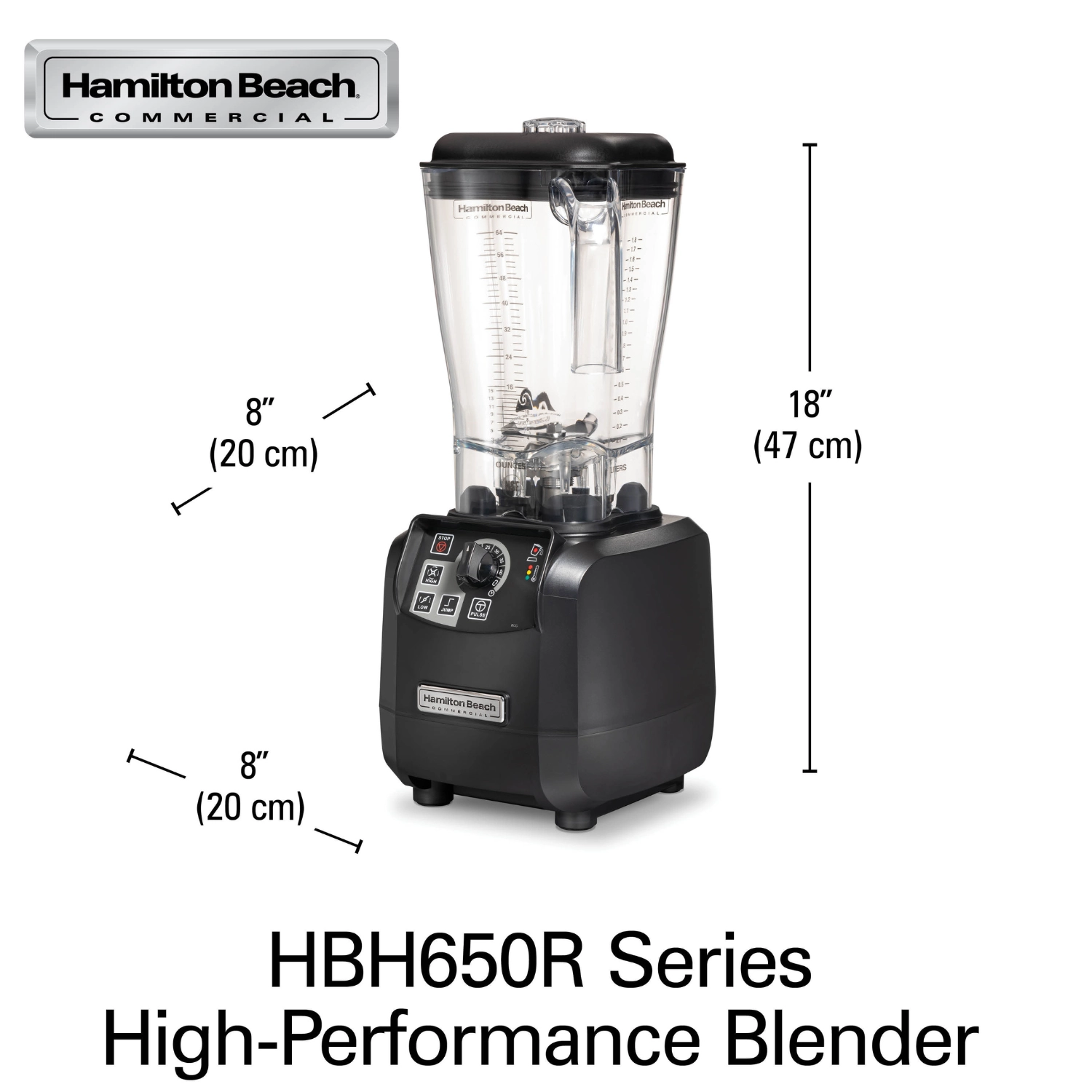 Blender barmański Tempest®, 1,8 l, 1200 W | HAMILTON BEACH COMMERCIAL, HBH650R-CE