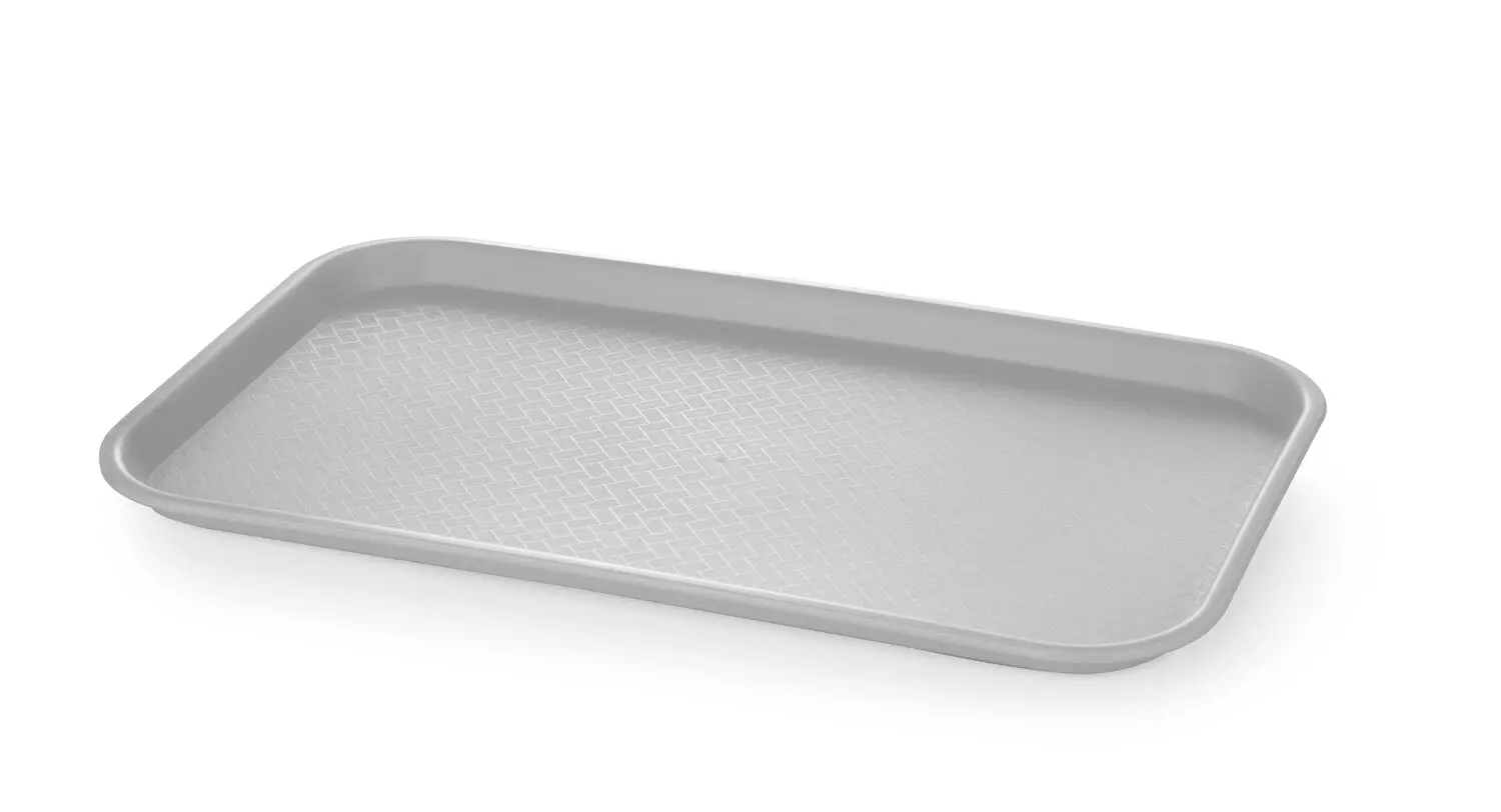 Taca Fast Food GN 1/1 530x325 mm z polipropylenu, szara | AMERBOX, 878538
