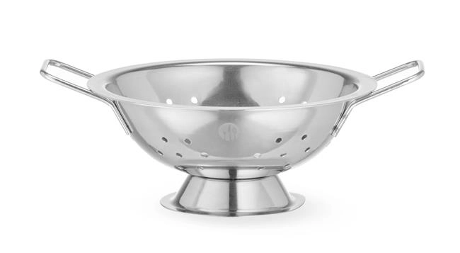 Cedzak miniaturowy do przekąsek, ⌀130x64 mm | HENDI, 426395