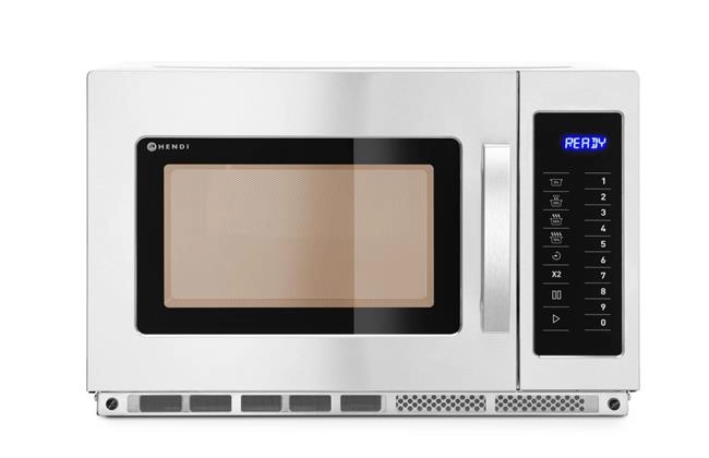 Kuchenka mikrofalowa programowalna 34 l, 3 kW, 230 V, 572×520×363 mm | HENDI, 281369