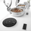 Grzałka indukcyjna do wbudowania w blat z regulacją mocy, ø245×70 mm, 0,8 kW | FINE DINE, 239193