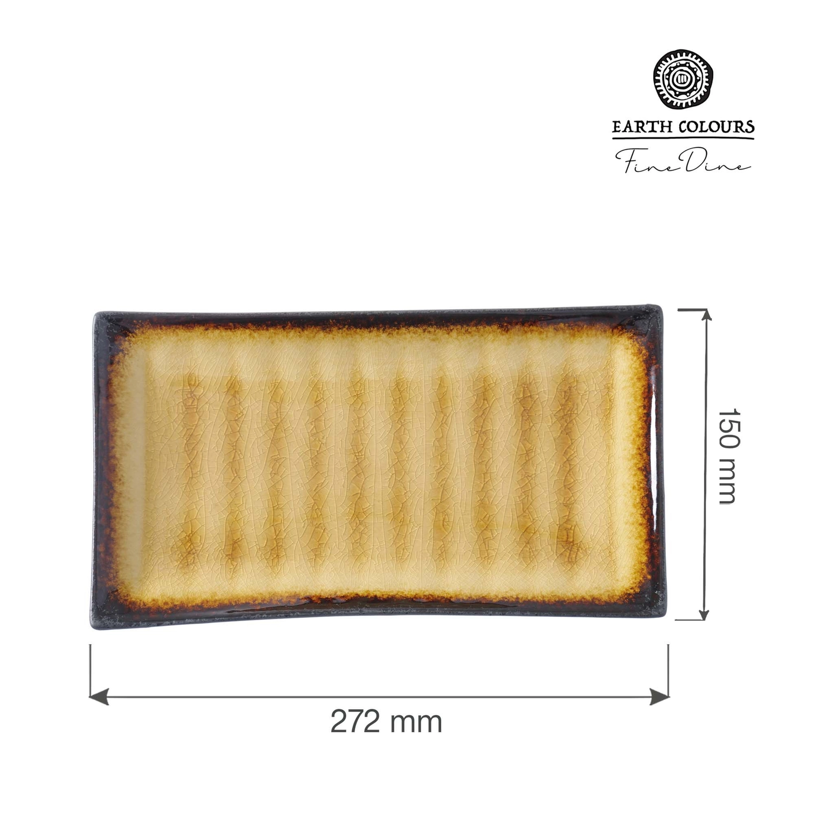 Półmisek, 272x150 mm, żółty | FINE DINE, Topaz