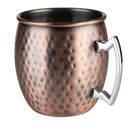Kubek/beczka ze stali nierdzewnej 0,5 l, 2 szt. | APS, MoscovMule