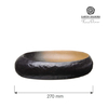 Miska gourmet, Ø270 mm, brązowa | FINE DINE, Moon