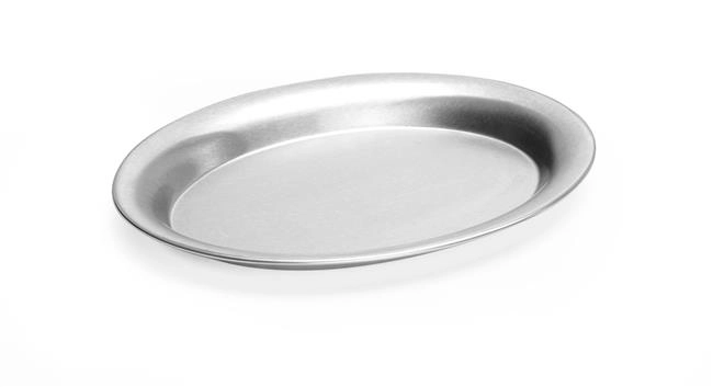 Taca do serwowania owalna 200x140 mm, satynowana | HENDI, 405000