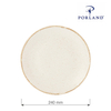 Talerz płytki, Ø240 mm | PORLAND, Seasons Sand