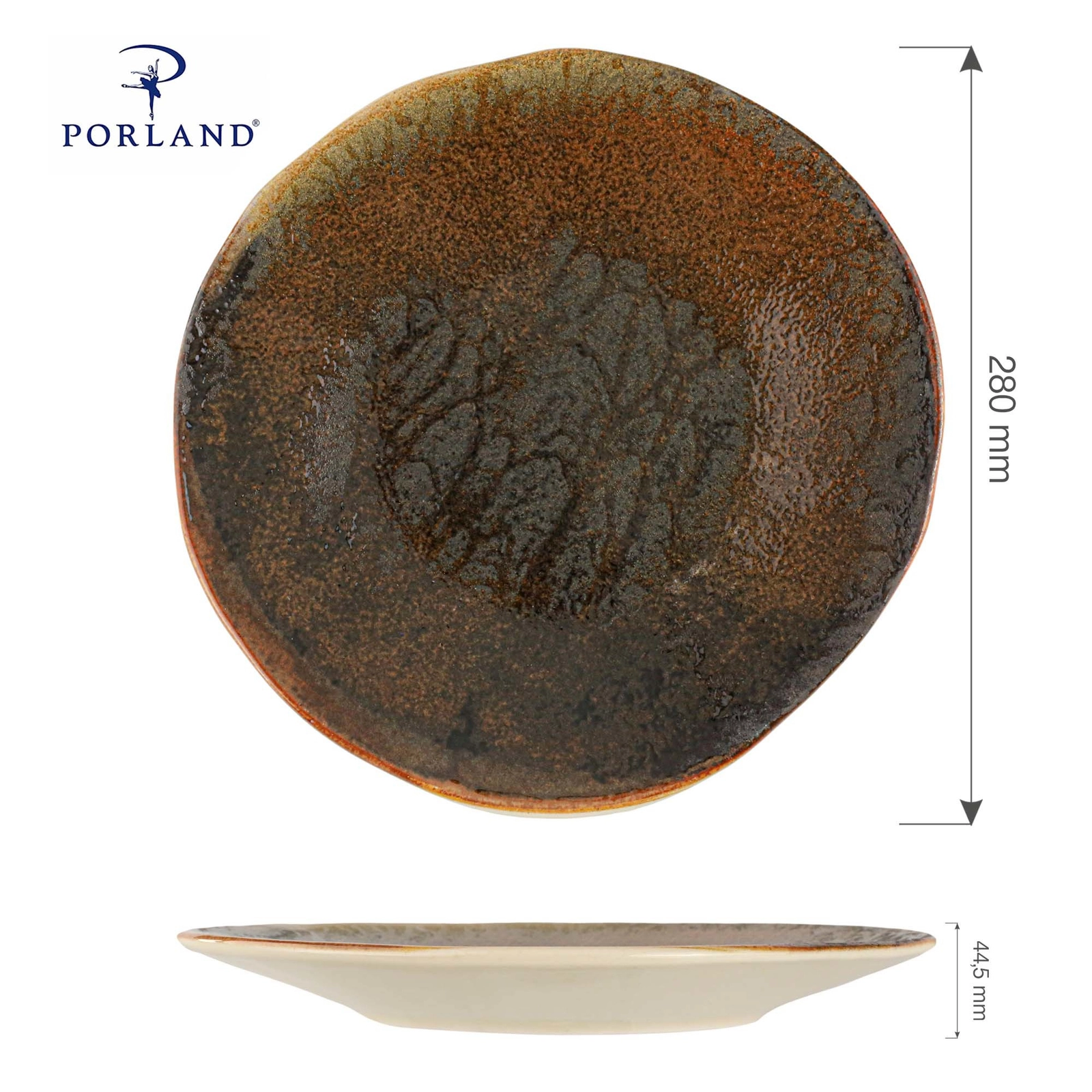 Talerz głęboki coupe, Ø280 mm | PORLAND, Genesis