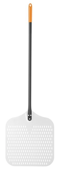 Łopata do pizzy kwadratowa, perforowana, aluminiowa, 1320×405 mm | HENDI, 617144