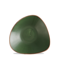 Miska trójkątna Ø150 mm, zielona | CHURCHILL, Stonecast Sorrel Green