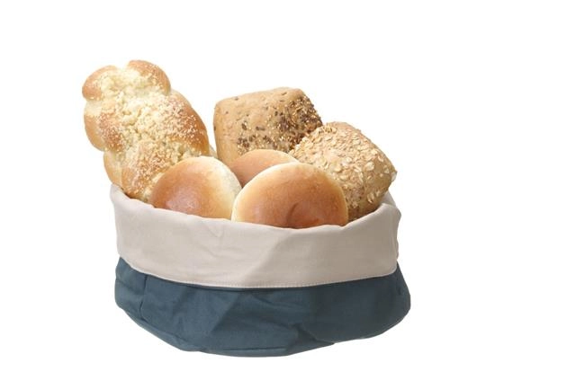 Worek na pieczywo, bawełniany, ⌀250x160 mm, ciemnoszary | HENDI, 429051