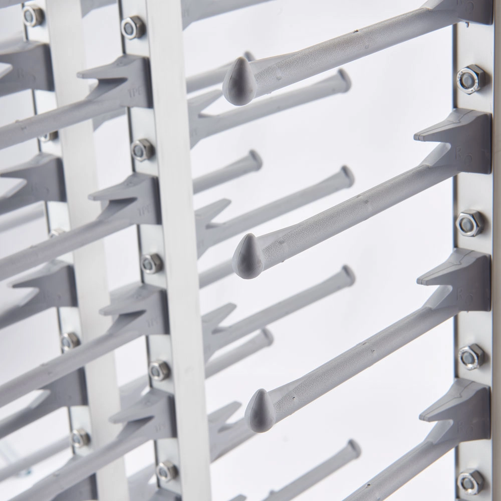 Wózek transportowy do talerzy, 80 szt., Ø 160–320 mm, 720x720x1820 mm | STALGAST, 664001