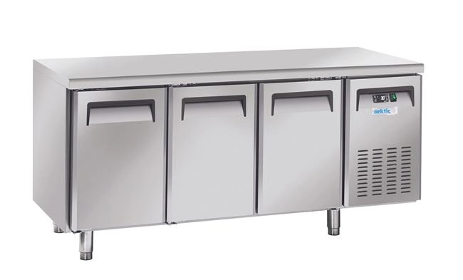 Stół chłodniczy 3-drzwiowy z agregatem bocznym, 230V, 0,350 kW, 1800x700x850 mm | ARKTIC, 236727