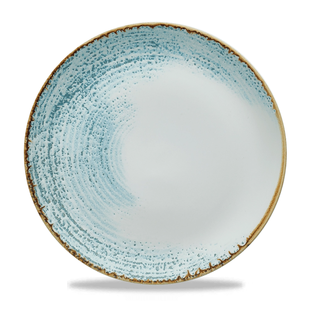 Talerz płytki Homespun Accents Aquamarine, Ø280 mm | CHURCHILL, HOMESPUN ACCENTS AQUAMARINE