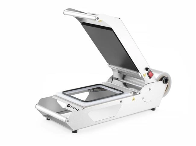 Zgrzewarka do tacek, 230 V, 0,7 kW, 582x285x185 mm | HENDI, Compact