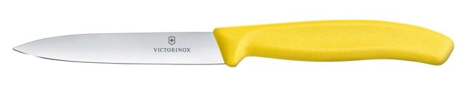 Nóż do jarzyn gładki, 100 mm, żółty | VICTORINOX, 6.7706.L118