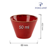 Miska stożkowa, 50 ml | PORLAND, Seasons Magma