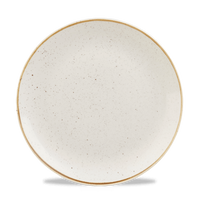 Talerz płytki coupe, Ø305 mm | CHURCHILL, Evolve Stonecast Barley White