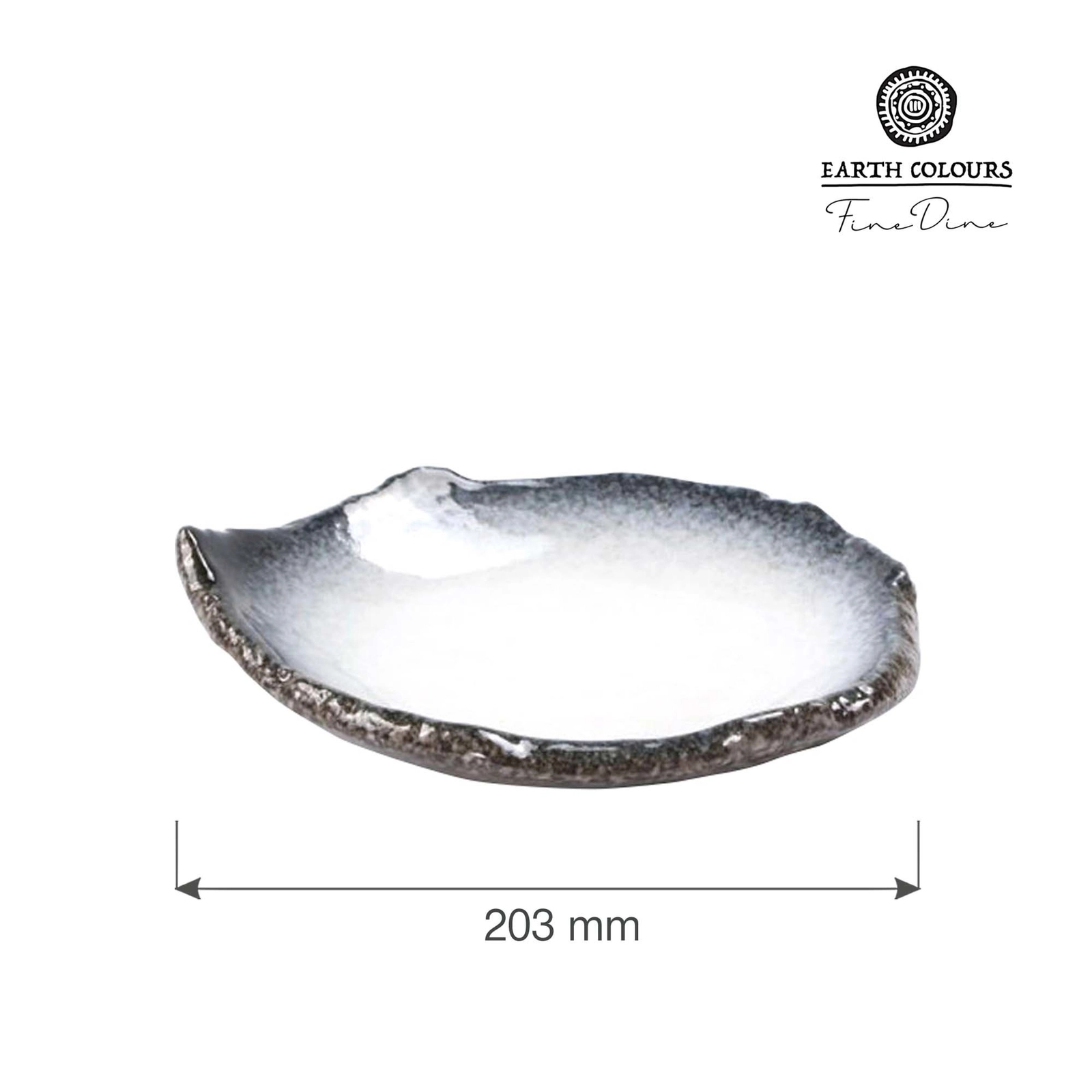 Talerz prezentacyjny, Ø203 mm, szary | FINE DINE, Silk