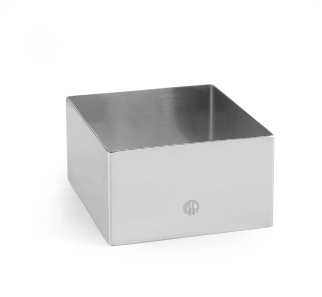 Forma kucharsko-cukiernicza kwadratowa, 80x80x45 mm | HENDI, 512173