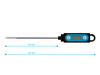 Termometr cyfrowy od -50 do 200°C | TECHNICA, Silver Line