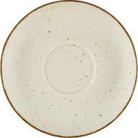 Spodek do filiżanki 390278 Aida z porcelany Ø160 mm, kremowy | LUBIANA, Art