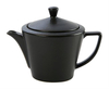 Dzbanek do herbaty, czarny, 0,5 l | Fine Dine, Coal