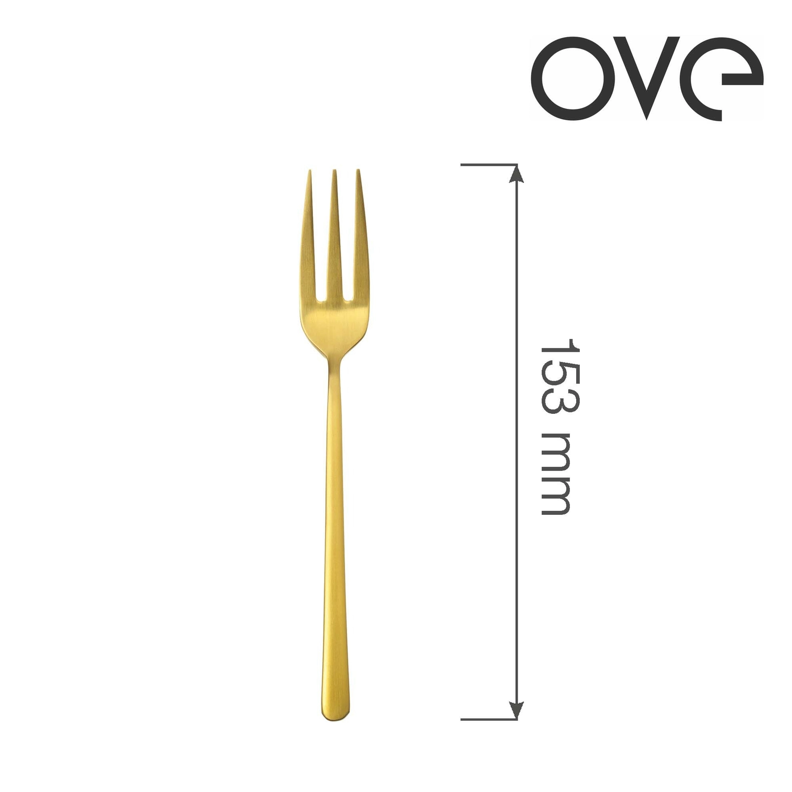 Widelczyk do ciasta, 153 mm | OVE, Amarone Gold