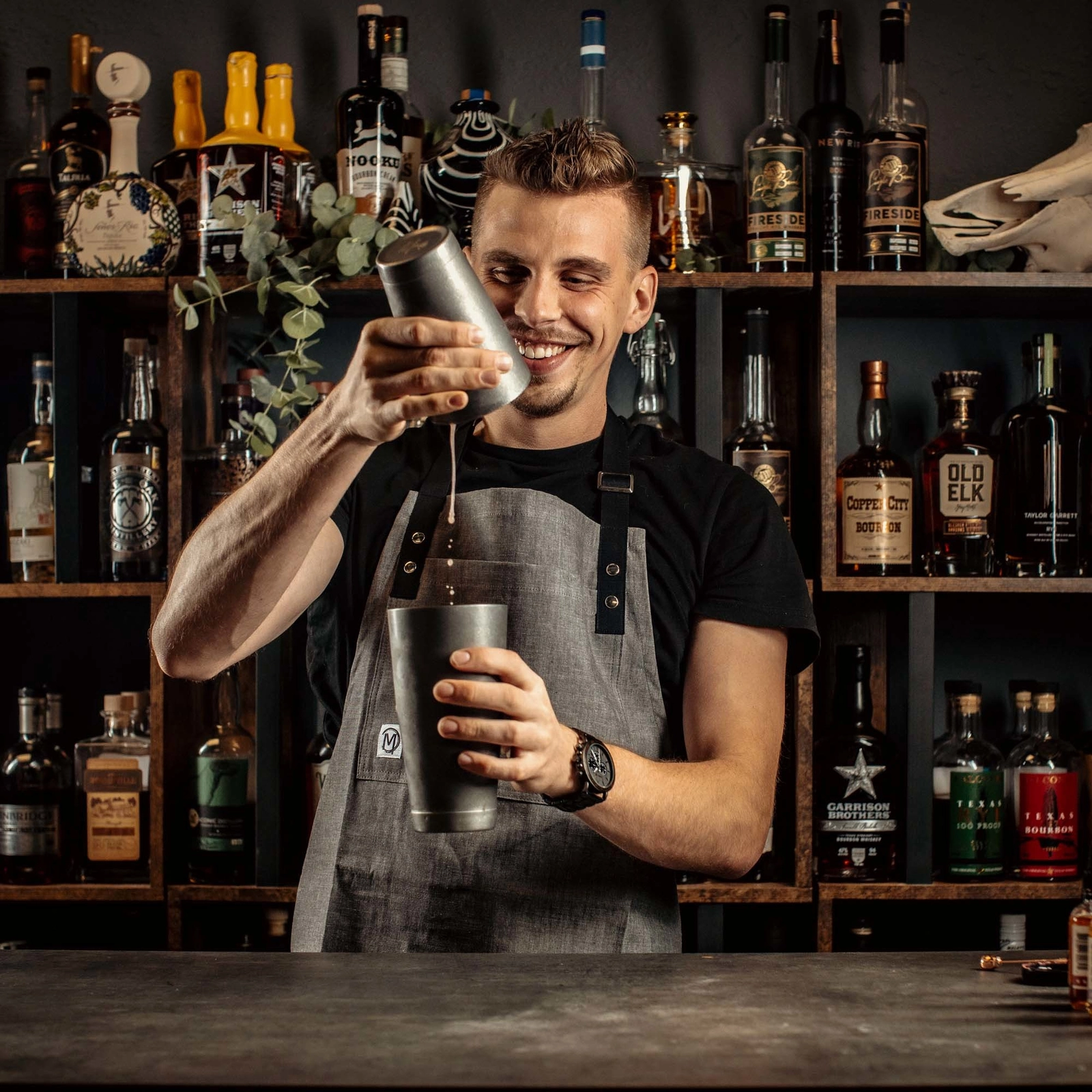 Sitko typu Julep, 165 mm, czarny połysk | BARFLY, 593417