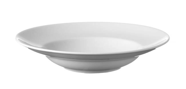 Talerz z porcelany do pasty, biały, ø265 mm | HENDI, Speciale