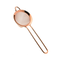 Sitko stożkowe / cedzak, miedziane, 89 × 264 mm | BARFLY, M37025CP