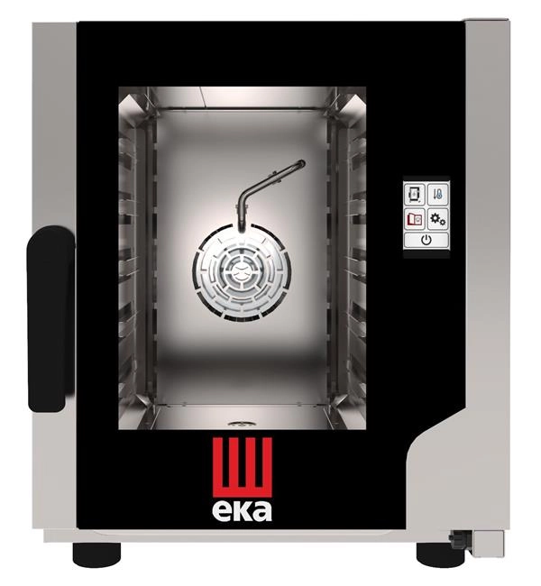 Piec konwekcyjno-parowy 5×GN 2/3, elektryczny, 230V/3,2 kW, 550×754×662 mm | TECNOEKA, Evolution