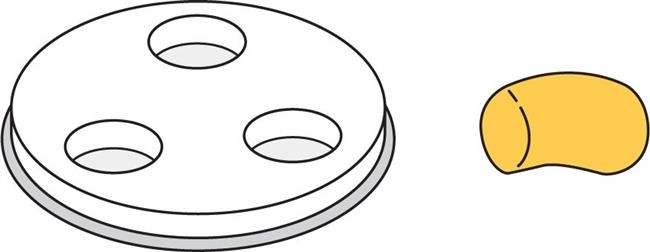 Końcówka do makaronu Gnocchi | HENDI, 229415