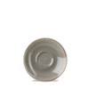 Spodek espresso, Ø118 mm | CHURCHILL, Stonecast Peppercorn Grey