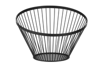 Koszyk na owoce, ⌀300x205 mm, czarny | HENDI, 427071