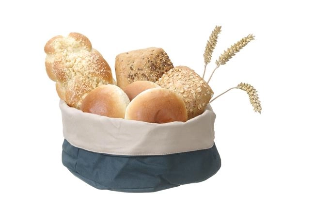 Worek na pieczywo, bawełniany, ⌀250x160 mm, ciemnoszary | HENDI, 429051