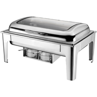 Podgrzewacz uchylny z przeszkloną pokrywą GN 1/1, 575×480×295 mm, 11,2 l | STALGAST, 437801