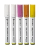 Markery do tablicy z wąską końcówką, zestaw 5 szt. | HENDI, 664292