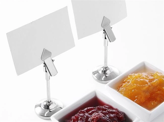Stojak na kartę menu, zestaw 2 szt., ⌀40x104 mm | HENDI, 595305