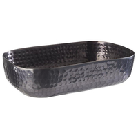 Miska młotkowana z aluminium 1,4 l, 230x155x60 mm, szara | APS, 40695
