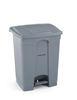 Pojemnik na odpady z pedałem, jasnoszary, 87 l, 500x410x815 mm | AMERBOX, 691168
