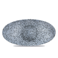 Talerz owalny, 347x173 mm | CHURCHILL, Mineral Blue