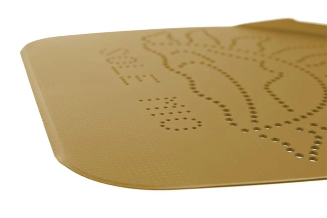 Łopata do pizzy perforowana, aluminiowa, 1700×330 mm | LILLY CODROIPO, Sole Mio