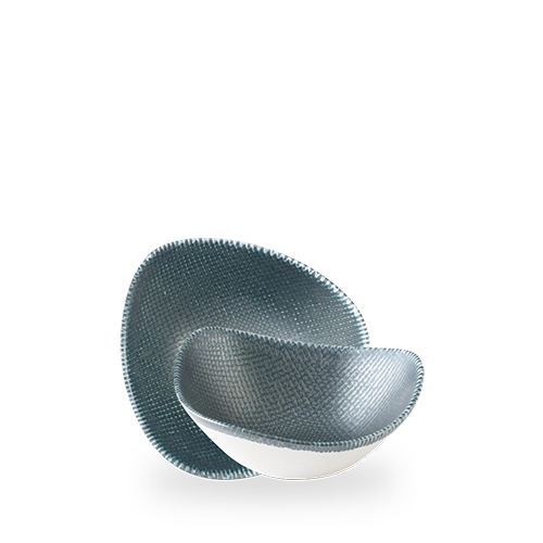 Miska trójkątna Ø190 mm, niebieska | CHURCHILL, Astro Metallic Blue