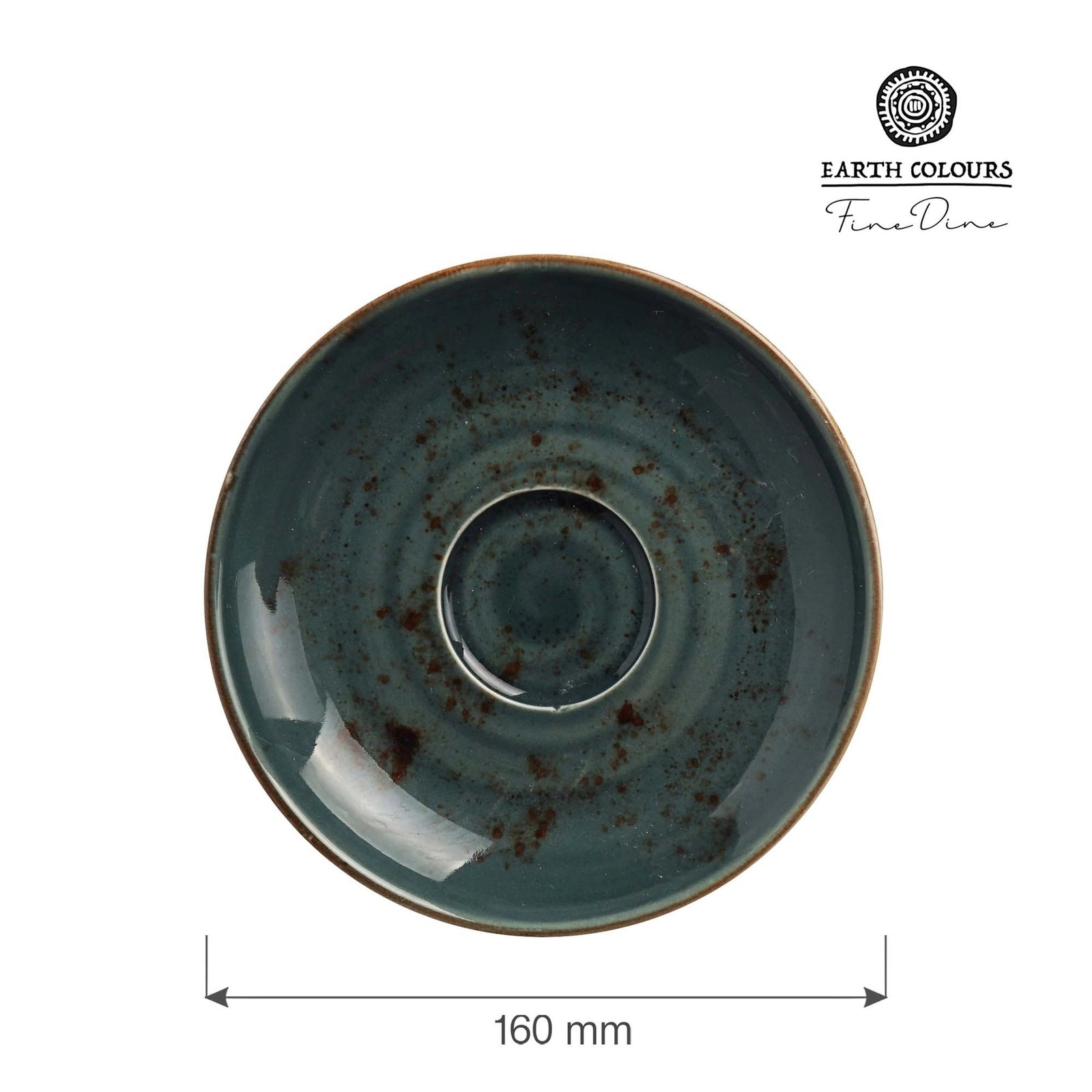 Spodek do cappuccino Ø160 mm, szary | FINE DINE, Arando